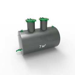 Фото емкости подземной стальной ЕП 7 м3 Емкость подземная стальная ЕП 7 кубов