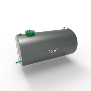 Резервуар (емкость) РГД (РГСД) 15 м3 горизонтальный стальной двустенный