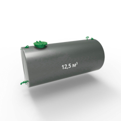 Фото резервуара (емкости) горизонтального стального РГС (РГСН) 12,5 м3 Резервуар (емкость) горизонтальный стальной РГС (РГСН) 12,5 кубов